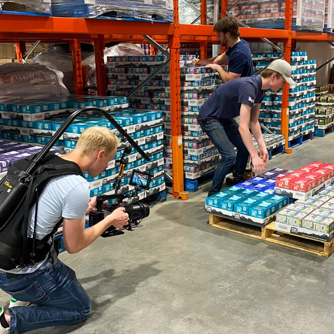 Behind the Scenes Photo at Reimer Digital Video Production Shoot in BC